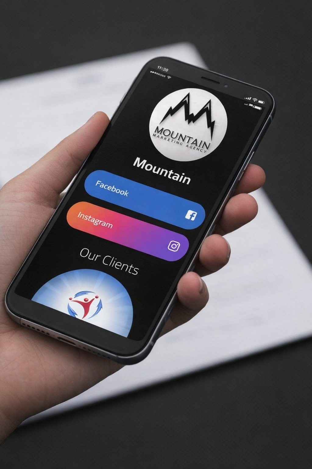 QR Code features on mobile device